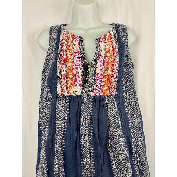 Philosophy Blue Cotton Sleeveless Dress PS Petites Women's Lined - Picture 9 of 11